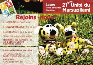 flyer 21ème de Lasne
